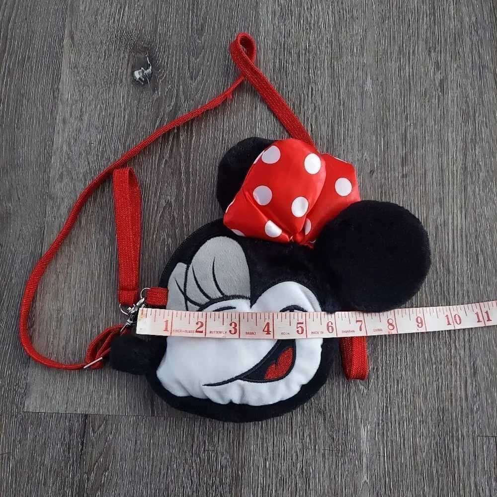 Disney Parks Minnie Mouse Convertible Crossbody Wristlet Purse